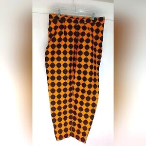 COTTON GEOMETRIC COTTON PANTS